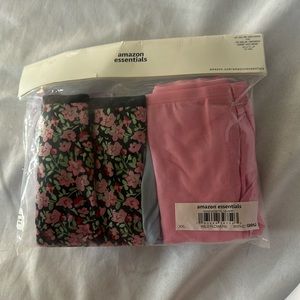 Amazon Essentials women’s high leg briefs underwear. NIP. Size XXL